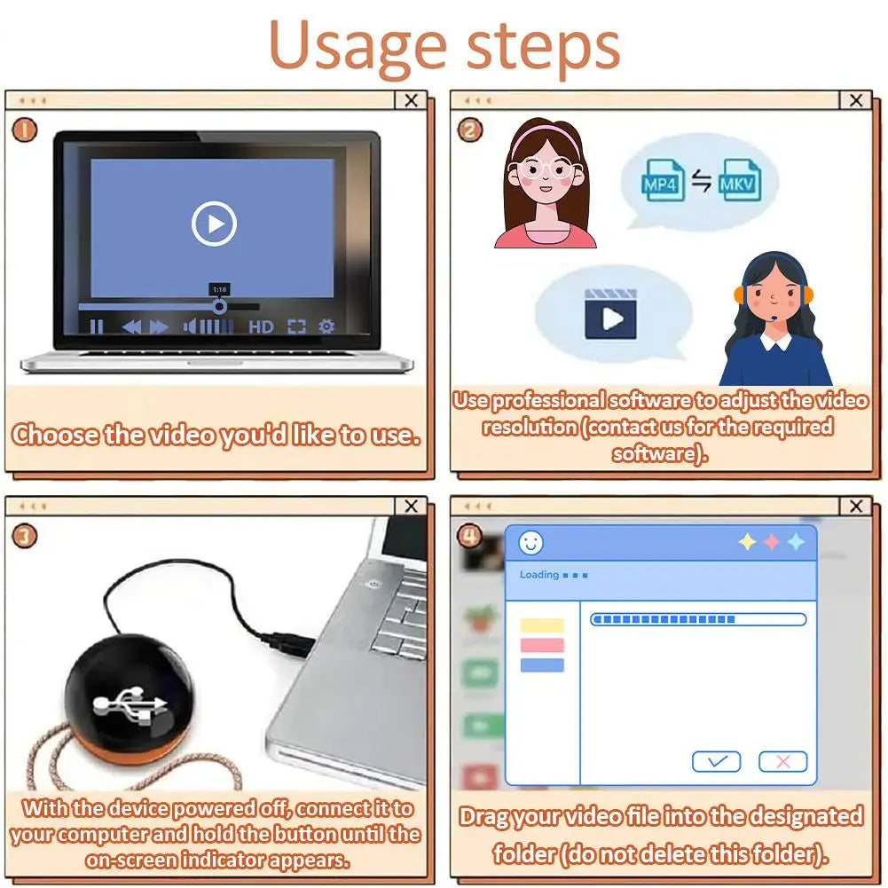 Personalized Memory Crystal Ball – Capture Your Most Cherished Moments