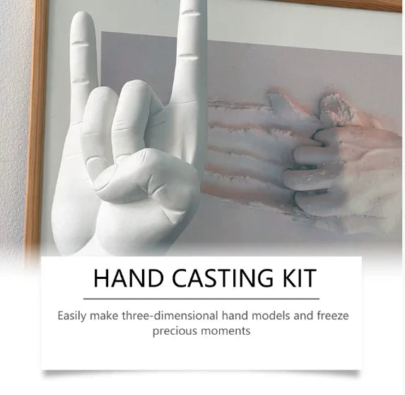 š« DIY Coupleās Hand Casting Kit ā Create Lasting Handprints & Sculptures