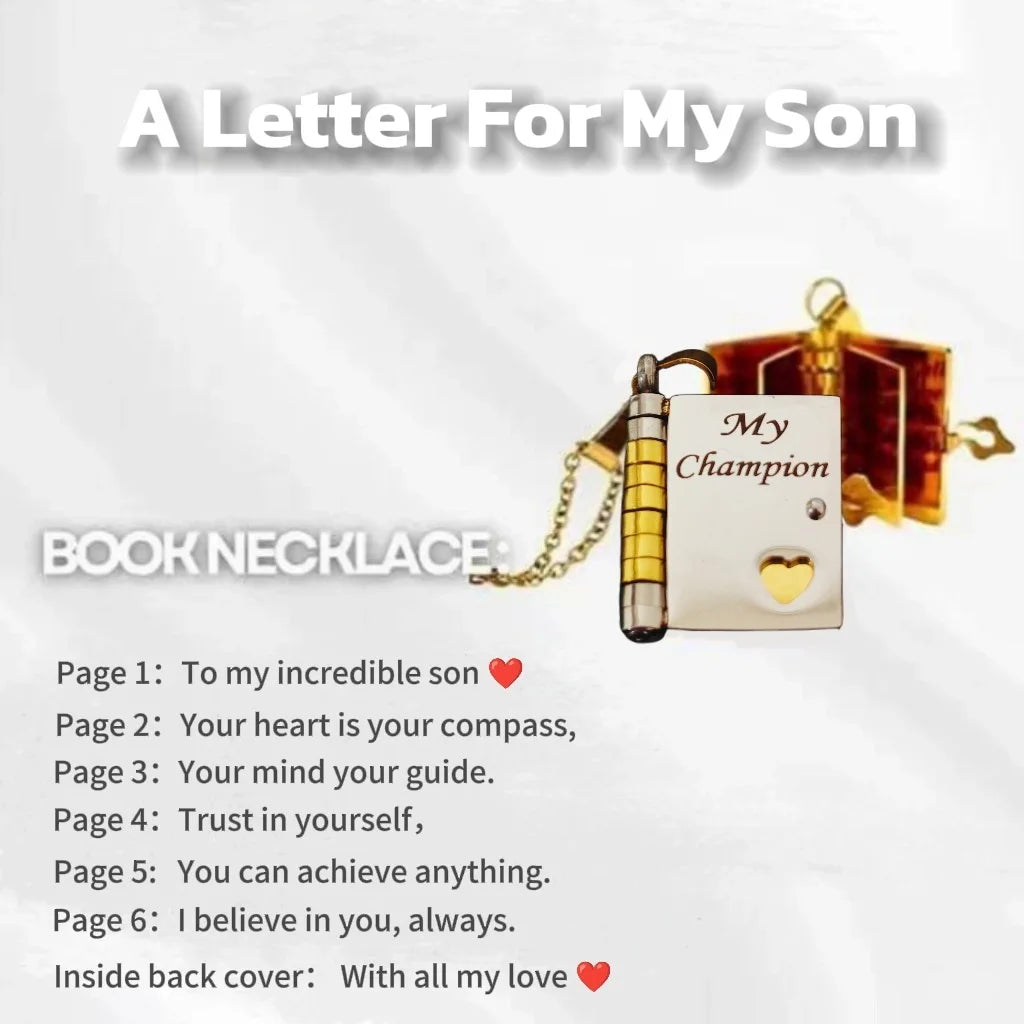 π Custom Engraved Book Locket Necklace β Personalized Photo Pendant