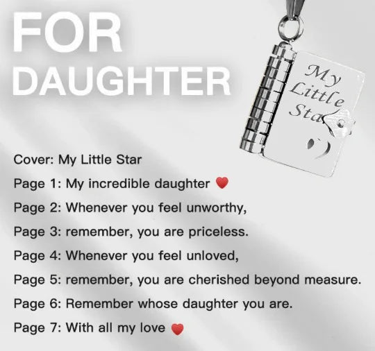 π Custom Engraved Book Locket Necklace β Personalized Photo Pendant
