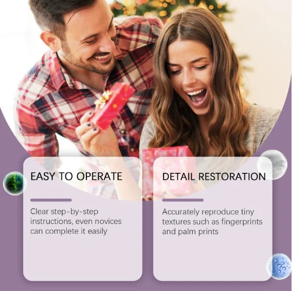 👫 DIY Couple’s Hand Casting Kit – Create Lasting Handprints & Sculptures